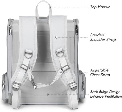 Cat Backpack Carrier, Large Pet Carrier Backpack - Image 3