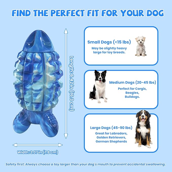 YINEYA Tough Dog Toys for Aggressive Chewers, Durable Dog Chew Toys for Medium - Image 6