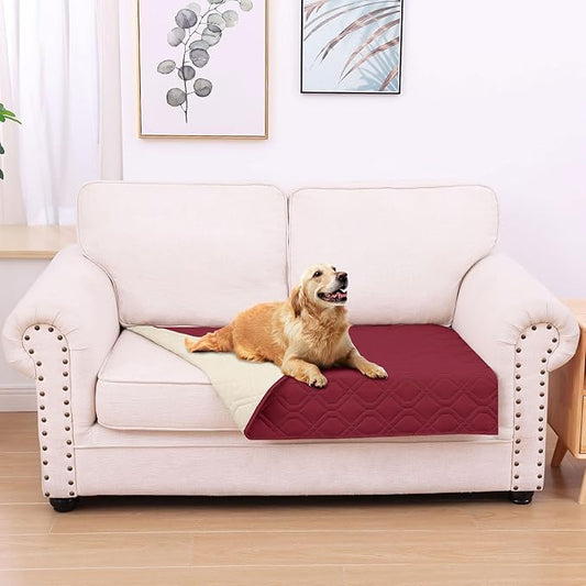 hyha Waterproof Dog Bed Blanket, Soft Pet Blankets, Waterproof Couch Cover by hyha