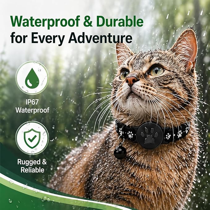 Pet Tracker, GPS Collar for Cats, Smart tag, Waterproof Compatible - Image 4