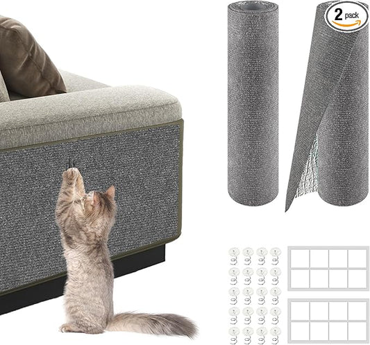 2Pack Total 78.7"x15.8" Cat Scratch Mat by ZLAFM
