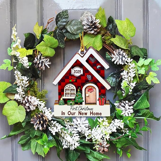First Christmas in Our New Home Ornament 2025, House Ornaments - Image 3