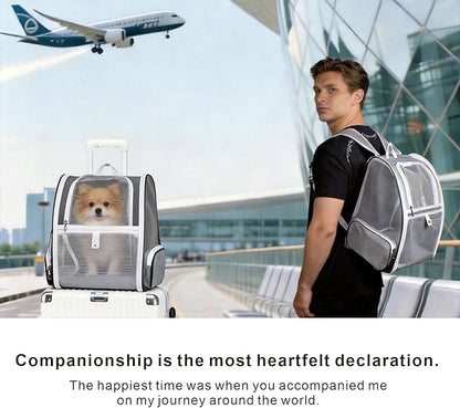 Cat Carrier Backpack, Dog Backpack, Ventilate Pet Cats Puppy Dogs Birds Bunny - Image 5
