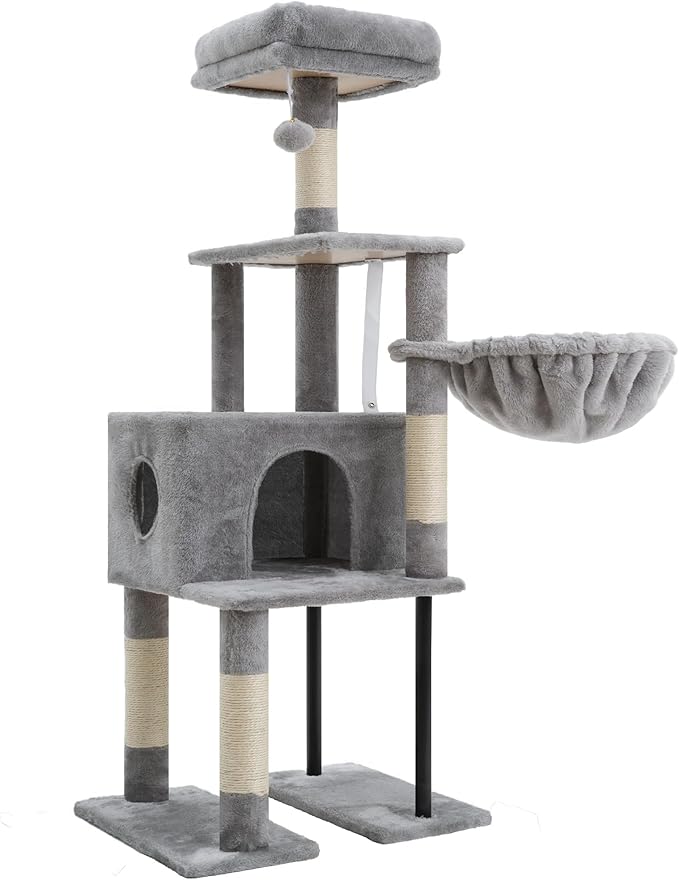 Heybly Cat Tree, 49.2 Inches Cat Tower - Image 3