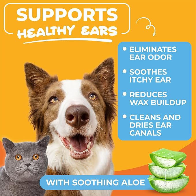 Paw Science Dog Ear Cleaner Wipes – Finger Wipes - Image 3
