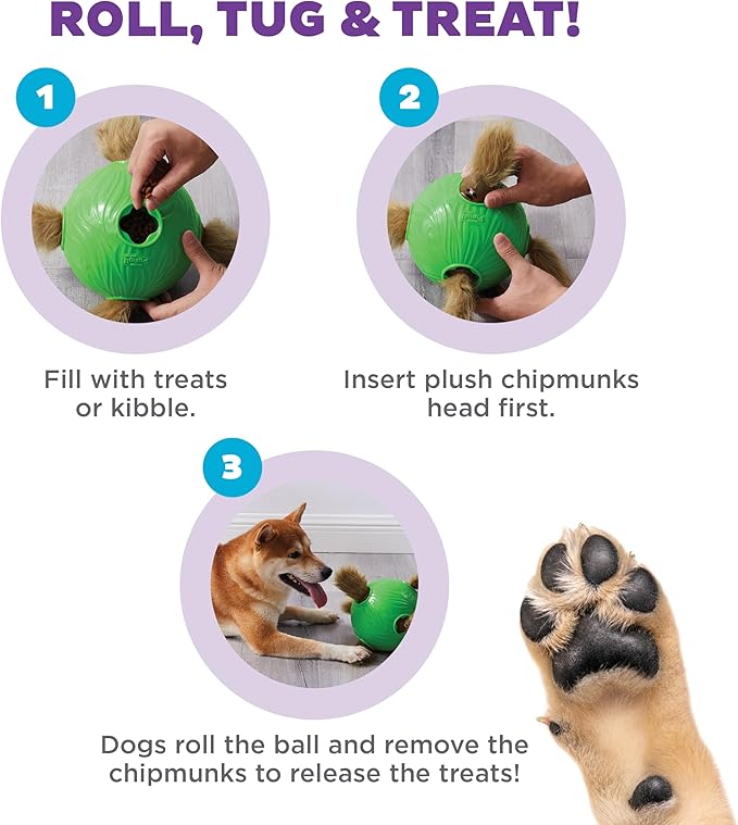 Outward Hound by Nina Ottosson Dog Snuffle N' Treat Ball Puzzle, Level 2 - Image 4