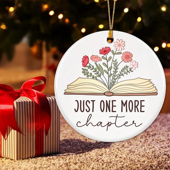 Book Lover Ornament, Books Ornaments - Image 5