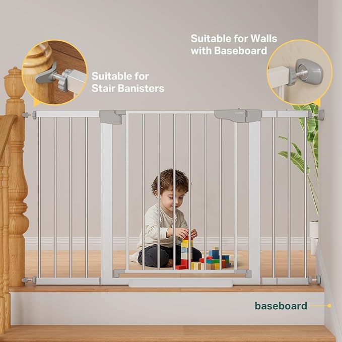 Cumbor 29.7–51.5" Extra Wide Baby Gate - Image 5