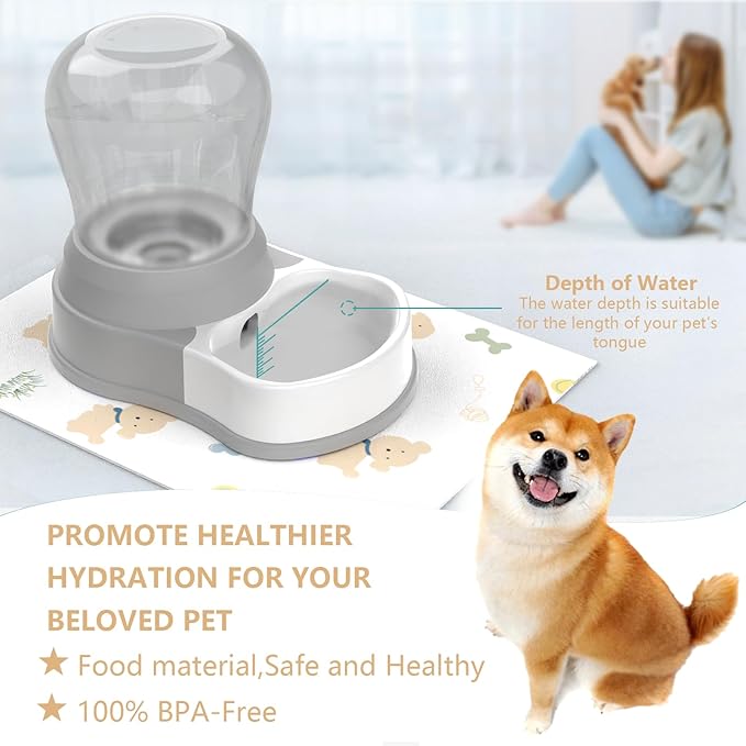 STALTWO 1 Gallon Automatic Dog Water Dispenser, Premium Large Capacity Gravity - Image 6