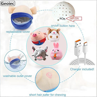 Interactive Dog Toys, Active Moving Pet Plush Toy - Image 6