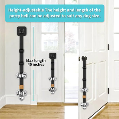 COOYOO Dog Doorbells, Adjustable Potty Training Dog Bells, Upgraded - Image 7