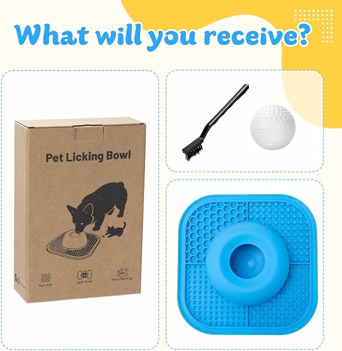 Slow Feeder Dog Bowls & Lick Mat - Image 8