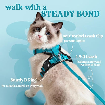 rabbitgoo Cat Harness and Leash Set, Escape Proof Kitten Harness - Image 5