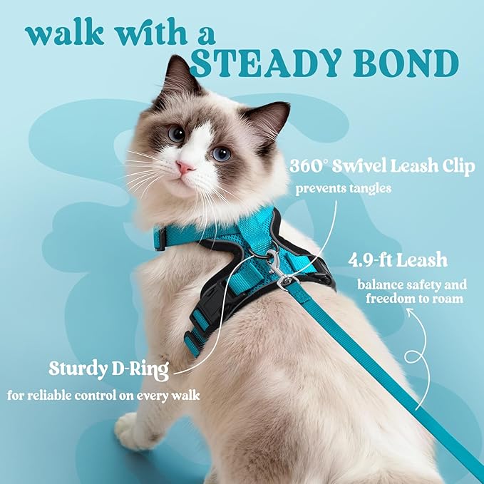rabbitgoo Cat Harness and Leash Set, Escape Proof Vest Harness - Image 5