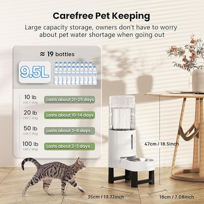 CZPET Elevated Dog Water Bowl Dispenser - Image 3