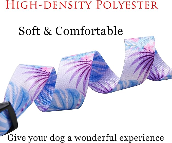 Mihqy Dog Collar with Bohemia Floral Tribal Geometric Patterns - Image 5