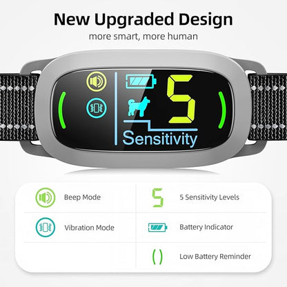 FAFAFROG Dog Bark Collar, Rechargeable Smart Collar, Anti Barking Training - Image 2