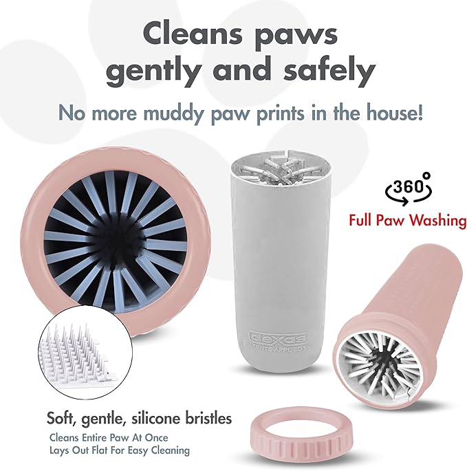 Dexas MudBuster Large Dog Paw Cleaner, Fits 2.5"-3.5" Wide Paws, Gentle - Image 2