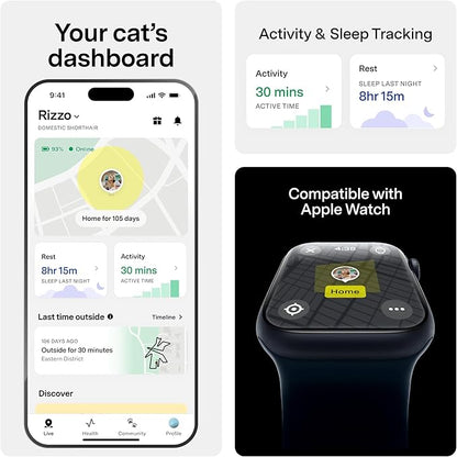 Fi Mini GPS Tracker for Cats — Lightweight Collar Attachment, Virtual Fences - Image 3