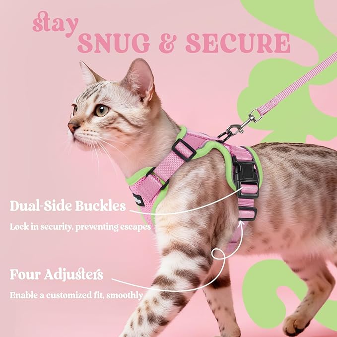 rabbitgoo Cat Harness and Leash Set, Escape Proof Kitten Harness - Image 6