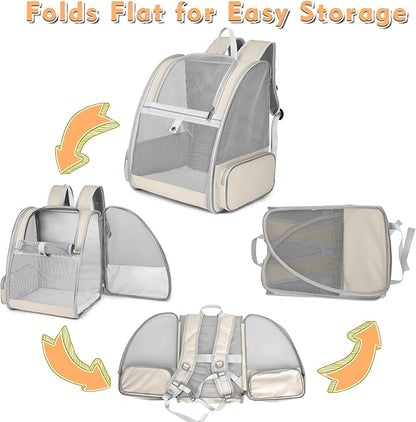 Cat Backpack Carrier, Large Pet Carrier Backpack - Image 7