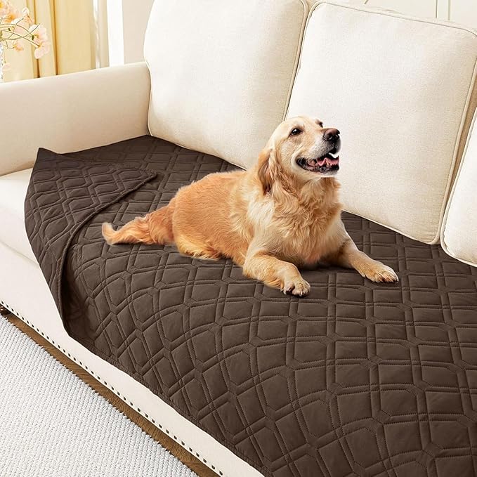 hyha Waterproof Dog Bed Blanket, Soft Pet Blankets, Waterproof Couch Cover by hyha