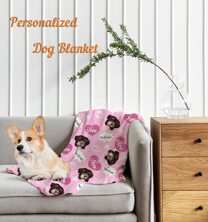 Customized Dog Blanket with Name - Image 2