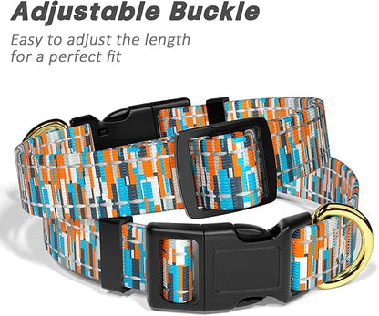Reflective Dog Collar for Extra Small Dogs, Cute Boho Adjustable Heavy-Duty - Image 6