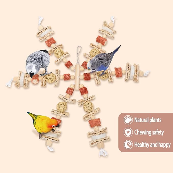 Bird Toys that is 17.5 Inches in Length, Parrot Toy Designed - Image 5