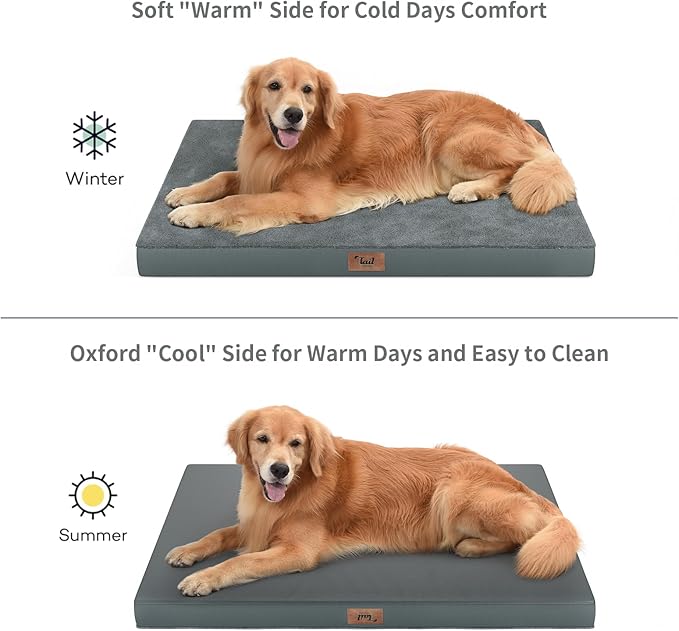 Orthopedic Dog Bed for Extra Large Dogs, XL Comfort Pet Mat for Large Sized Dog - Image 3