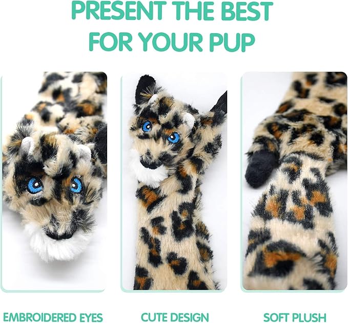 SHARLOVY Dog Squeaky Toys No Stuffing, 3 Pack Crinkle Dog Toys - Image 3