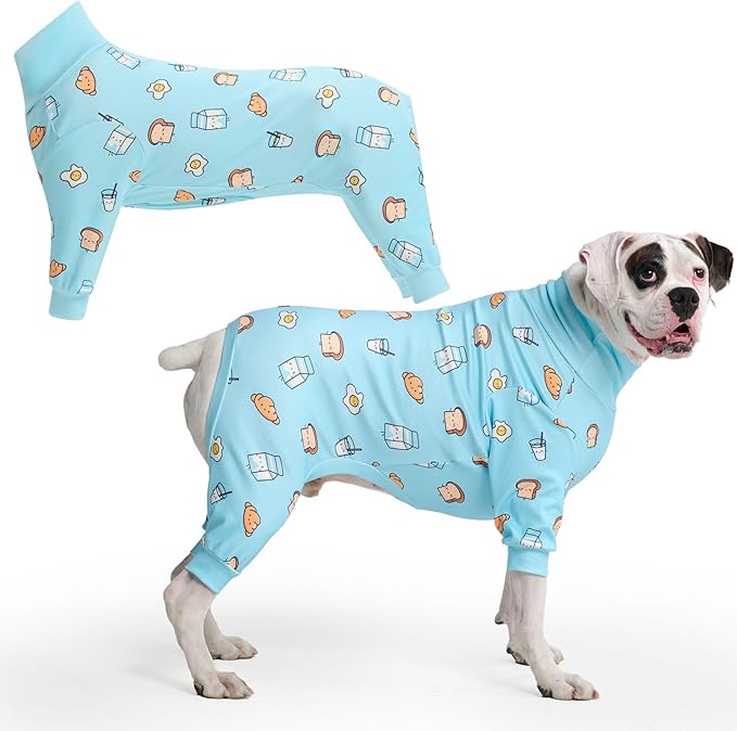 Spark Paws Dog Pajama, Dog Recovery Suit Male, Ultra-Soft and 4-Way Stretch by SparkPaws