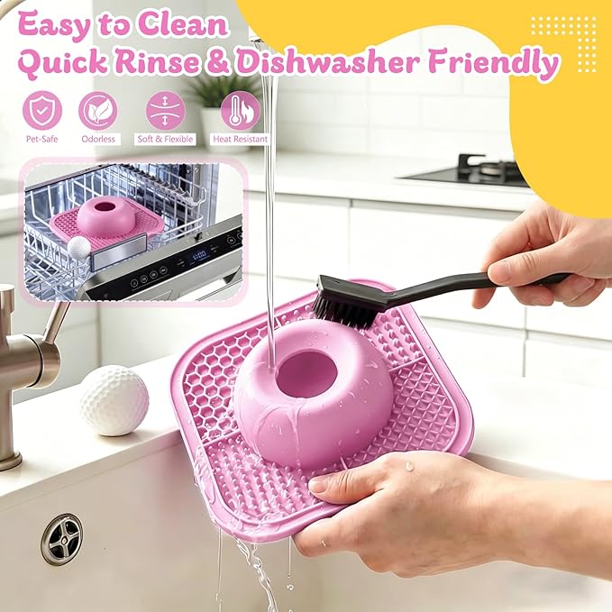 Slow Feeder Dog Bowls & Lick Mat - Image 6