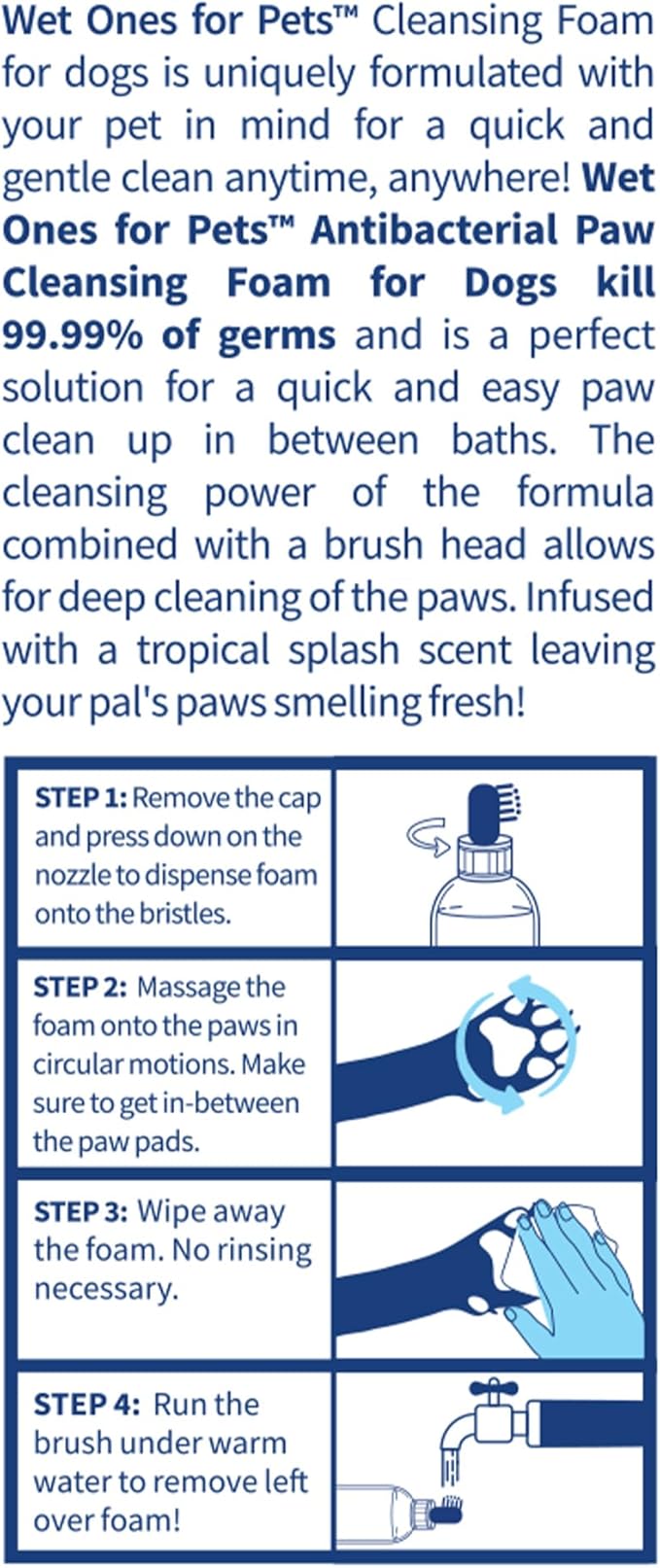 Wet Ones for Pets Antibacterial Dog Paw Cleaner - Image 10