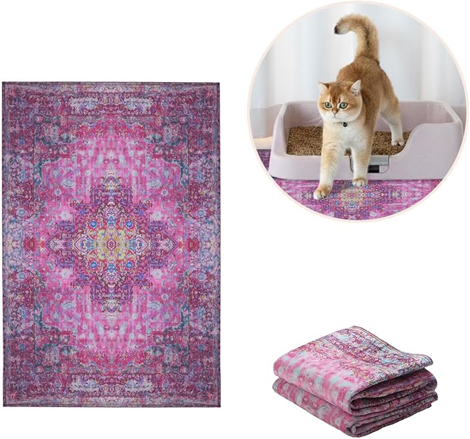 Lovewag Pets Cat Litter Box Mats 2 Pack - Image 2