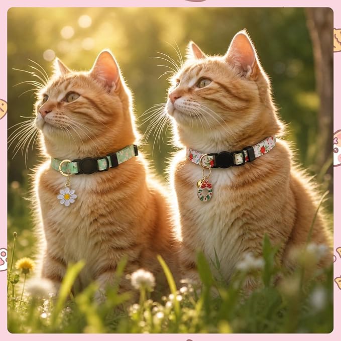 20 Pcs Holiday Cat Collars 4th of July Cat Collars - Image 6