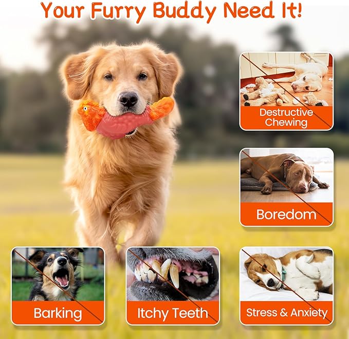WinTour Tough Dog Toys for Aggressive Chewers, Dog Chew Toys for Large Dogs - Image 3