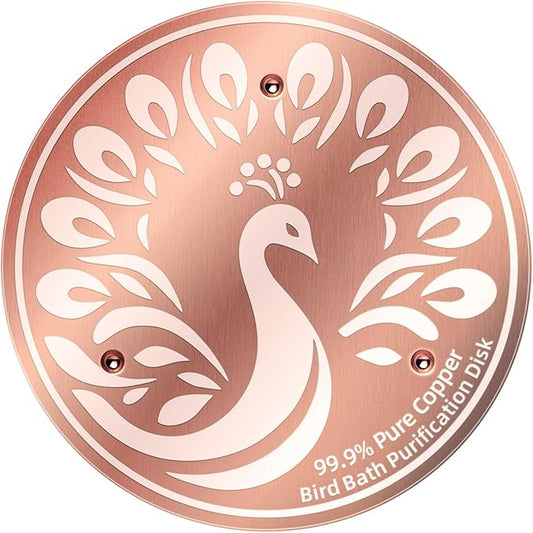 Bird Bath Copper Disc, 99.9% Pure Copper Cleaning Disk by Unknown
