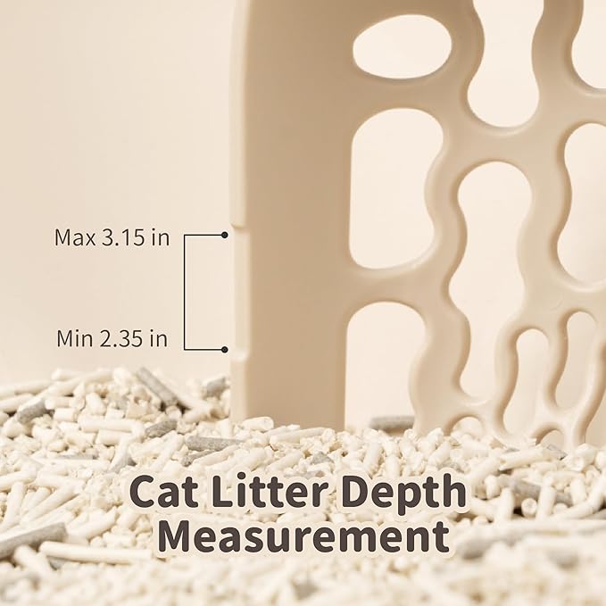 Lady N Cat Litter Scoop for Clumping Litter, Dual-Size 8-Shaped Holes for Fast - Image 7