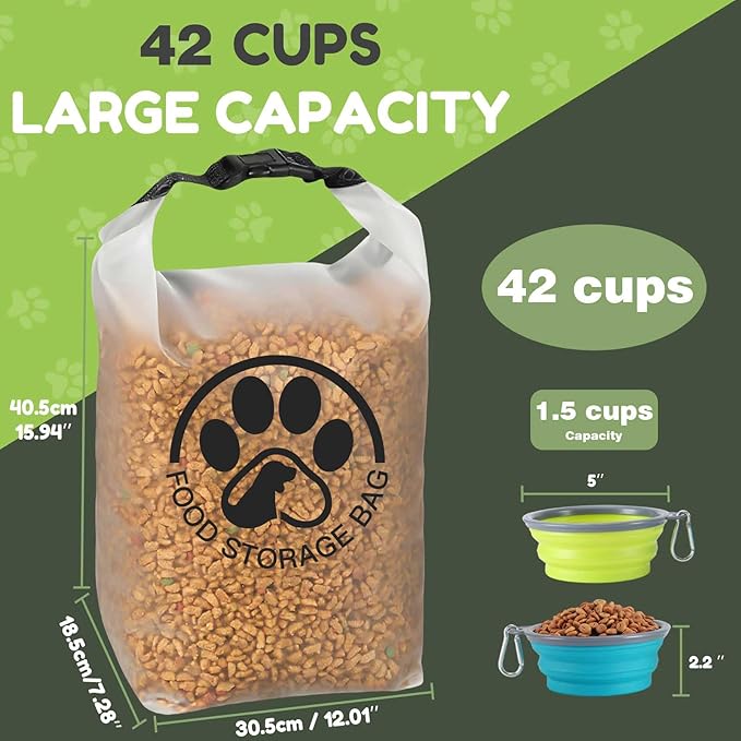 Pet Food Storage Bag for Travel - Image 4