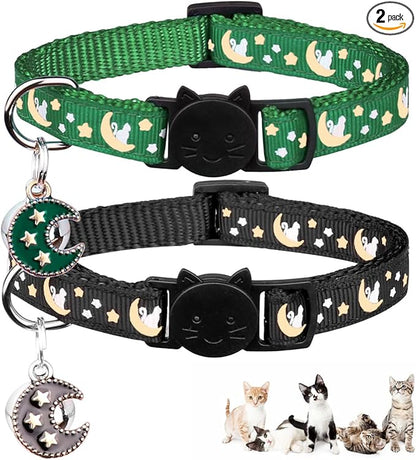 Baeuppit 2Pcs Breakaway Cats Collars Cat Collars by Baeuppit