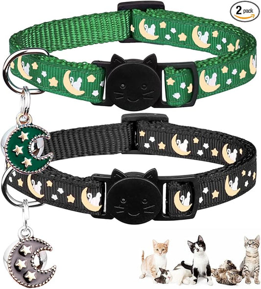 Baeuppit 2Pcs Breakaway Cats Collars Cat Collars by Baeuppit