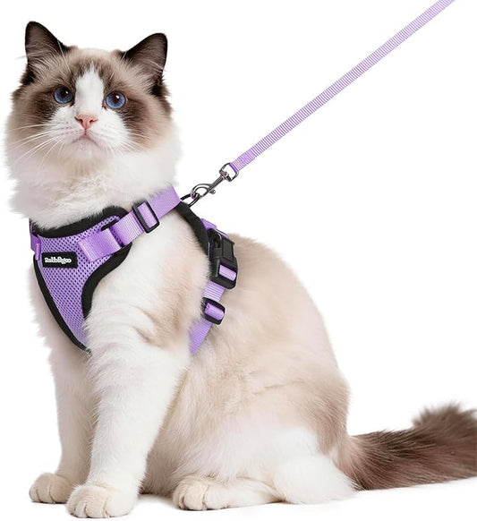 rabbitgoo Cat Harness and Leash Set, Escape Proof Vest Harness by rabbitgoo