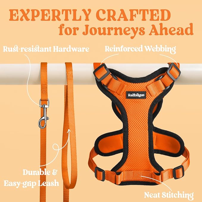 rabbitgoo Cat Harness and Leash Set, Escape Proof Vest Harness - Image 7