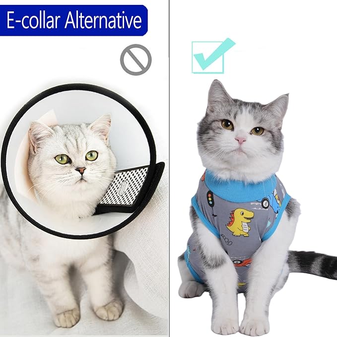 kzrfojy Cat Recovery Suit Cat Onesie - Image 3