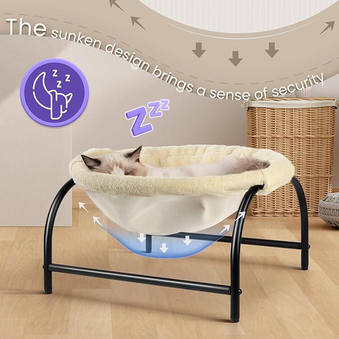 JUNSPOW Cat Bed Dog Perch Pet Hammock Bed Pet Sleeping Cat Supplies Pet - Image 2
