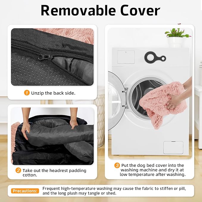 GGIB Calming Dog Bed Fluffy Plush Dog Mat - Image 4