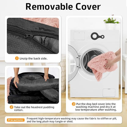 GGIB Calming Dog Bed Fluffy Plush Dog Mat - Image 4