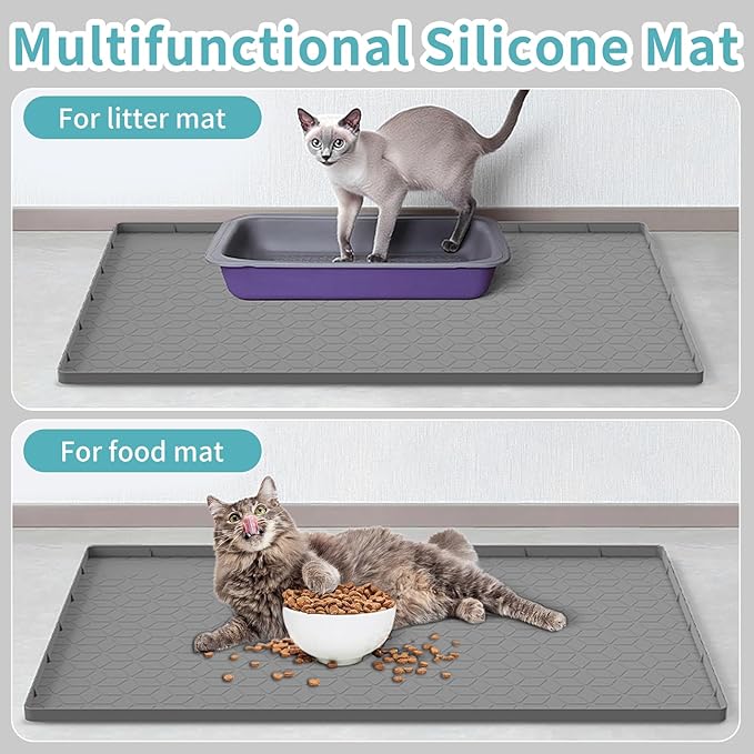Cat Litter Mat, Silicone Cat Litter Box Mat - Image 7