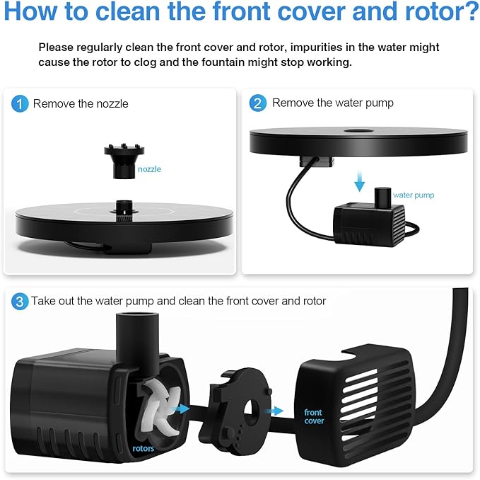 Solar Fountain, Floating Solar Powered Water Fountain Pump - Image 4